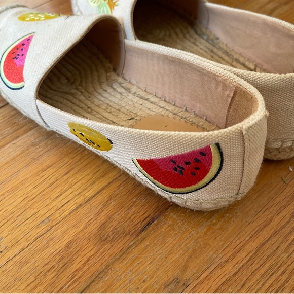 J. Crew Embroidered Fruit Slip on Espadrille Shoe - Picture 11 of 14